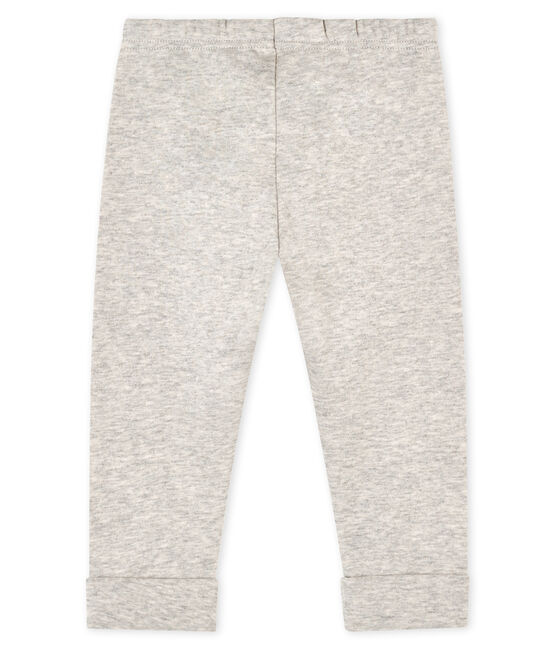 Pantalon bébé fille -garçon en maille gris BELUGA CHINE