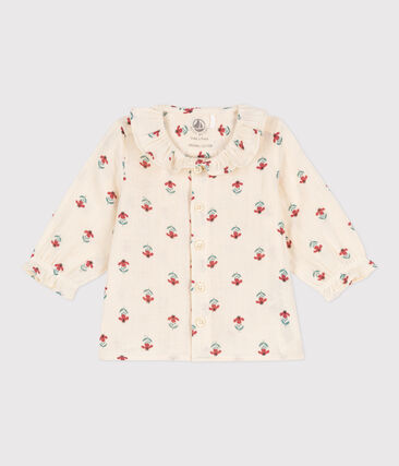 calypso_jour - Blouse imprimée en gaze de coton bébé