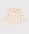 Blouse imprimée en gaze de coton bébé blanc AVALANCHE/ MULTICO