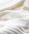 Ensemble trois pièces bébé en tubique blanc MARSHMALLOW
