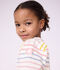 Marini&egrave;re enfant en coton blanc/multicouleur