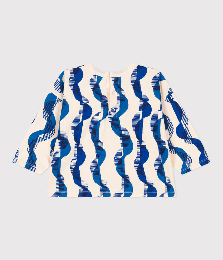 Tee-shirt manches longues en jersey imprim&eacute; b&eacute;b&eacute; &eacute;cru/multicouleur