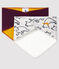 Lot de 2 bandanas-bavoirs bébé variante 1