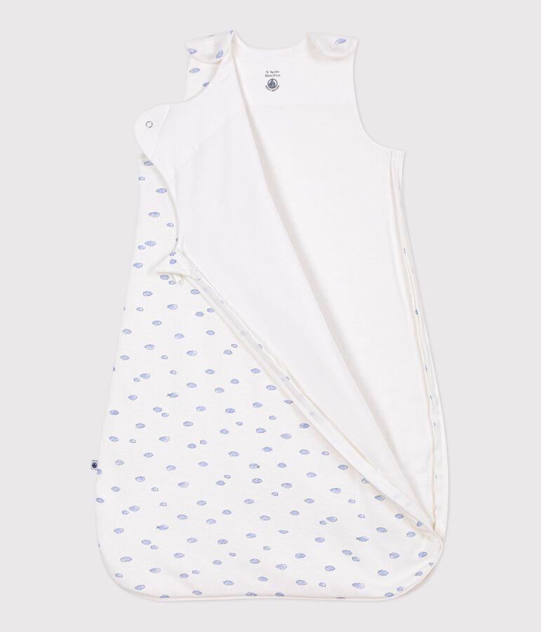 Gigoteuse b&eacute;b&eacute; en coton imprim&eacute; nuage TOG 1,5 blanc/multicouleur