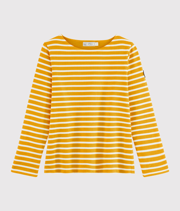 Marini&egrave;re iconique Femme jaune/blanc