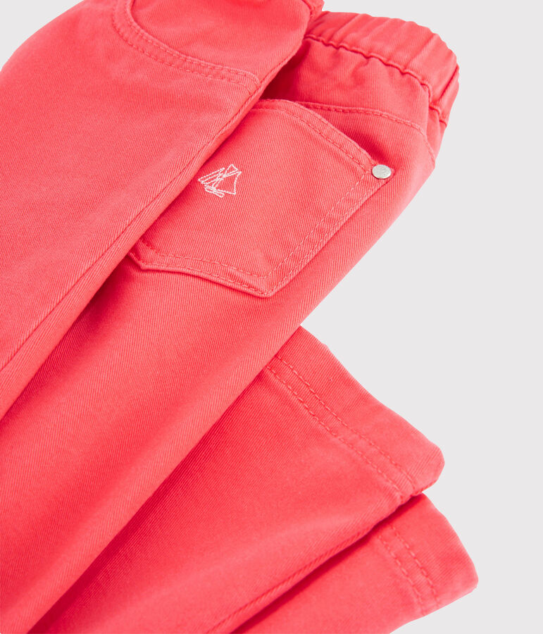 Jean slim stretch enfant fille rose
