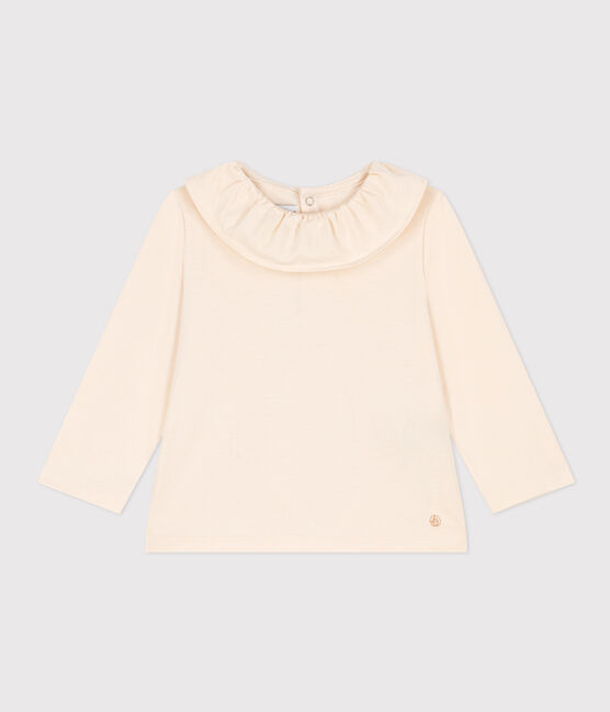 Blouse manches longues en jersey bébé écru AVALANCHE