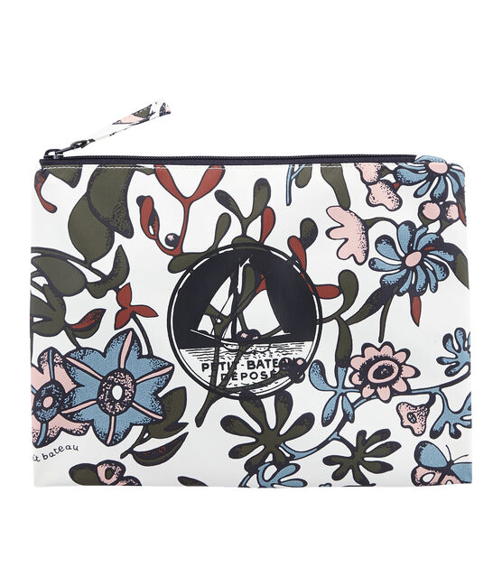 Pochette imprimée blanc MARSHMALLOW/blanc MULTICO
