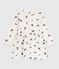 Robe enfant manches longues en coton MILK/ MULTICO