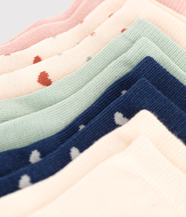 5 paires de chaussettes en coton c&oelig;urs b&eacute;b&eacute; variante 1