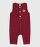 Combinaison longue bébé en denim uni AMARANTE