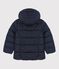 Doudoune enfant fille bleu SMOKING/ ARGENT