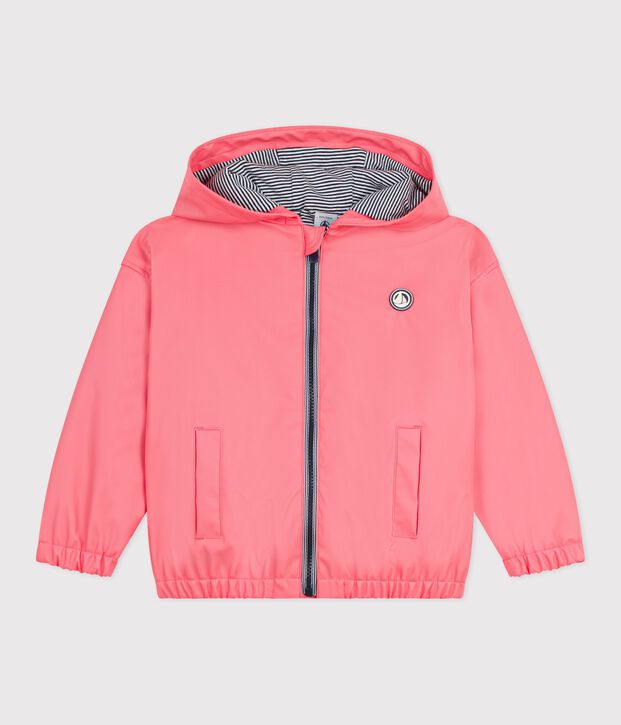 Blouson enfant uni rose