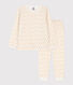 Pyjama fleur petite fille en tubique