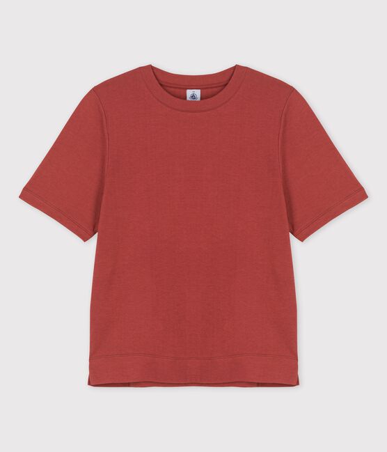 Tee-shirt LE BOXY tubique Femme marron OMBRIE