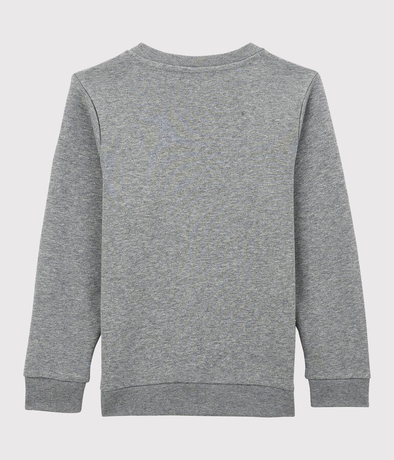 Sweatshirt en molleton enfant gar&ccedil;on gris SUBWAY CHINE