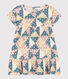 Robe manches courtes en gaze de coton enfant fille