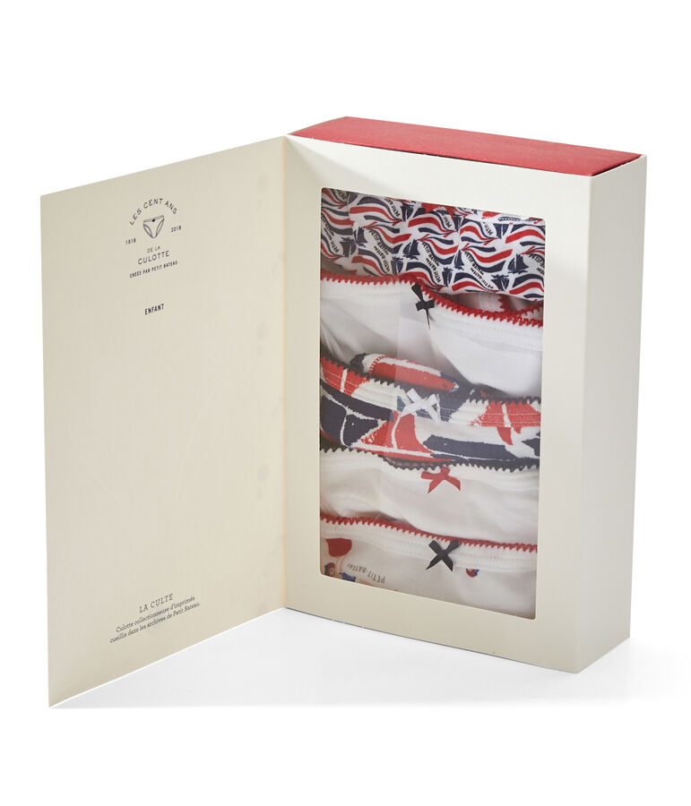 La culotte culte fille blanc