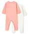 Lot de 2 dors-bien bébé fille en velours variante 1