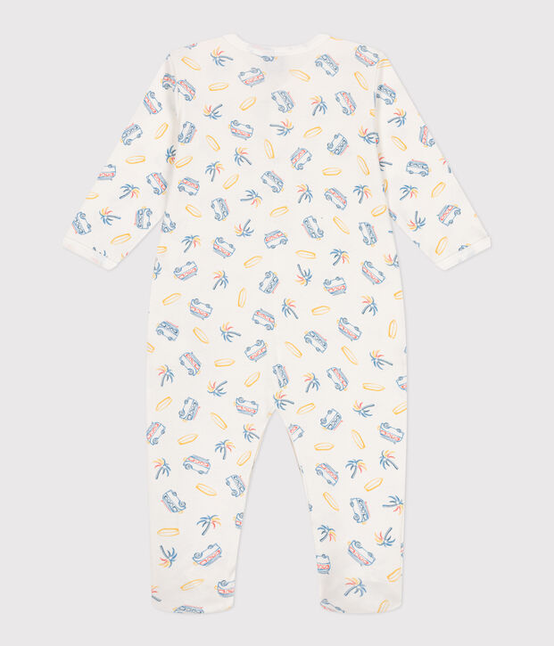 Pyjama b&eacute;b&eacute; en coton vans blanc/multicouleur