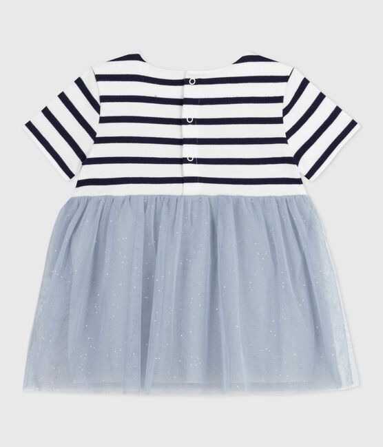 Robe bébé bi-matière manches courtes CO2/ MULTICO