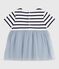 Robe bébé bi-matière manches courtes CO2/ MULTICO