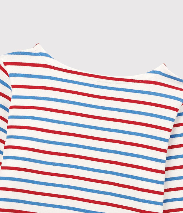 Marini&egrave;re en coton Femme blanc/bleu/rouge