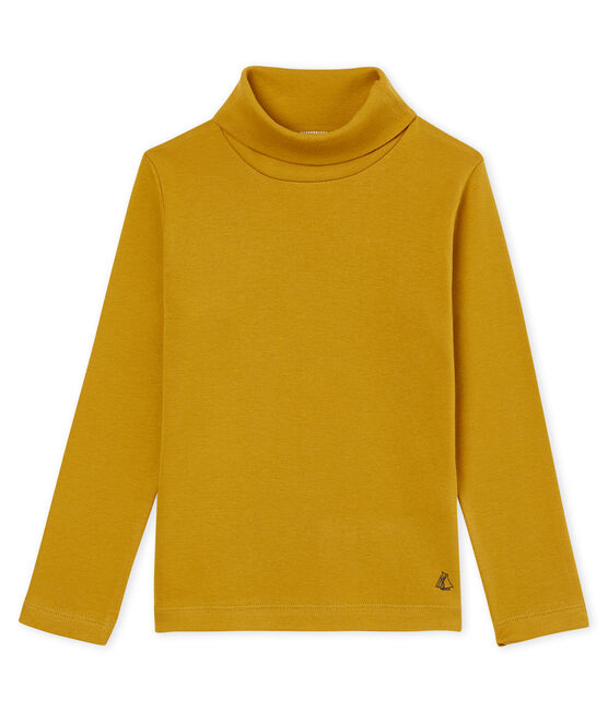 Sous pull enfant mixte uni jaune INCA