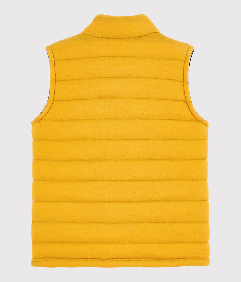 Blouson sans manches b&eacute;b&eacute; gar&ccedil;on jaune