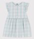 Robe en popeline vichy bébé