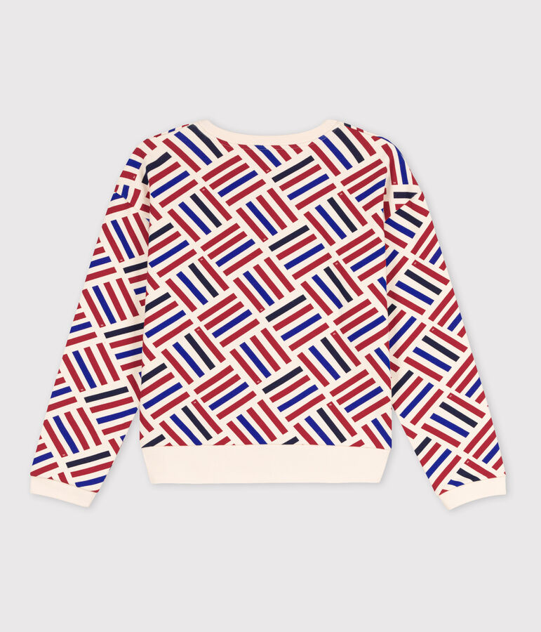 Sweatshirt en coton Femme blanc AVALANCHE+STOP/ MULTICO