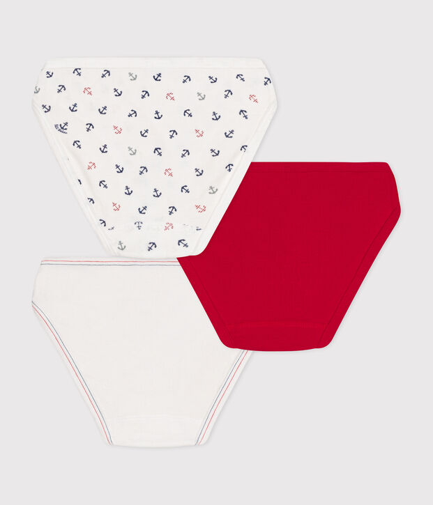 Lot de 3 culottes en coton multicouleur