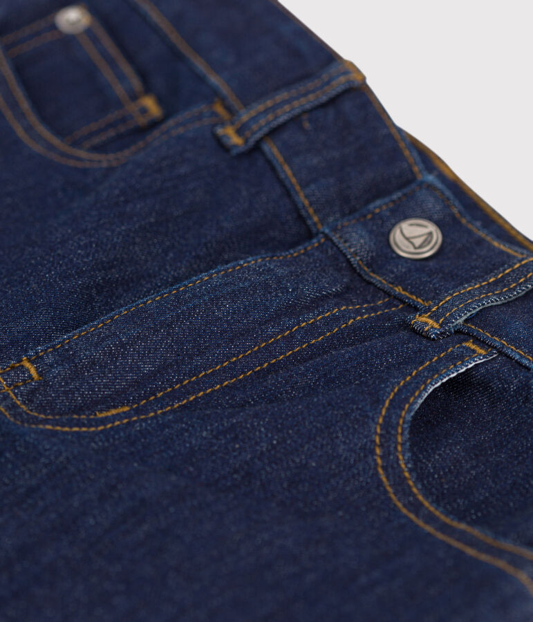 Pantalon droit en denim enfant gar&ccedil;on bleu