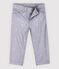 Pantalon en twill en brodé bébé garçon gris CONCRETE
