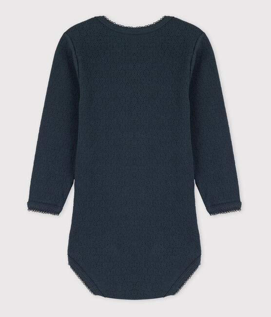 Body manches longues bébé en maille ajourée DUCKY
