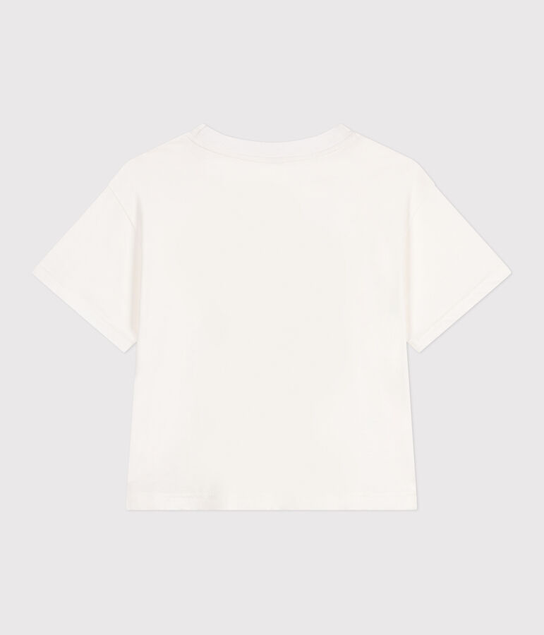 Tee-shirt Femme Le Boxy en coton blanc MARSHMALLOW