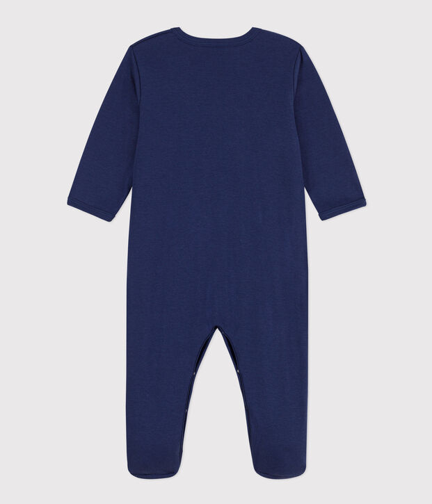 Dors-bien bleu en coton bleu