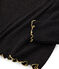Sous pull pailleté femme noir NOIR/jaune OR