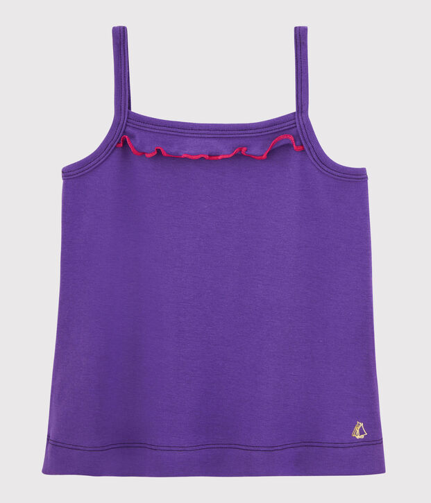 Debardeur enfant fille violet