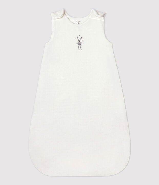 Gigoteuse b&eacute;b&eacute; en velours blanc