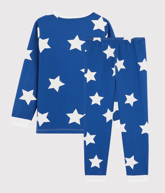 Pyjama A Etoiles Mixte En Molleton Major Ecume Petit Bateau