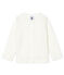 Cardigan l&eacute;ger b&eacute;b&eacute; fille-gar&ccedil;on blanc
