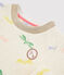 Robe enfant fille beige COQUILLE/blanc MULTICO