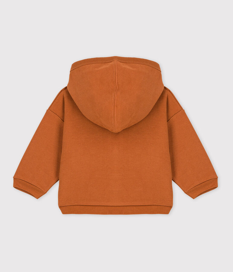 Sweatshirt &agrave; capuche b&eacute;b&eacute; marron ECUREUIL