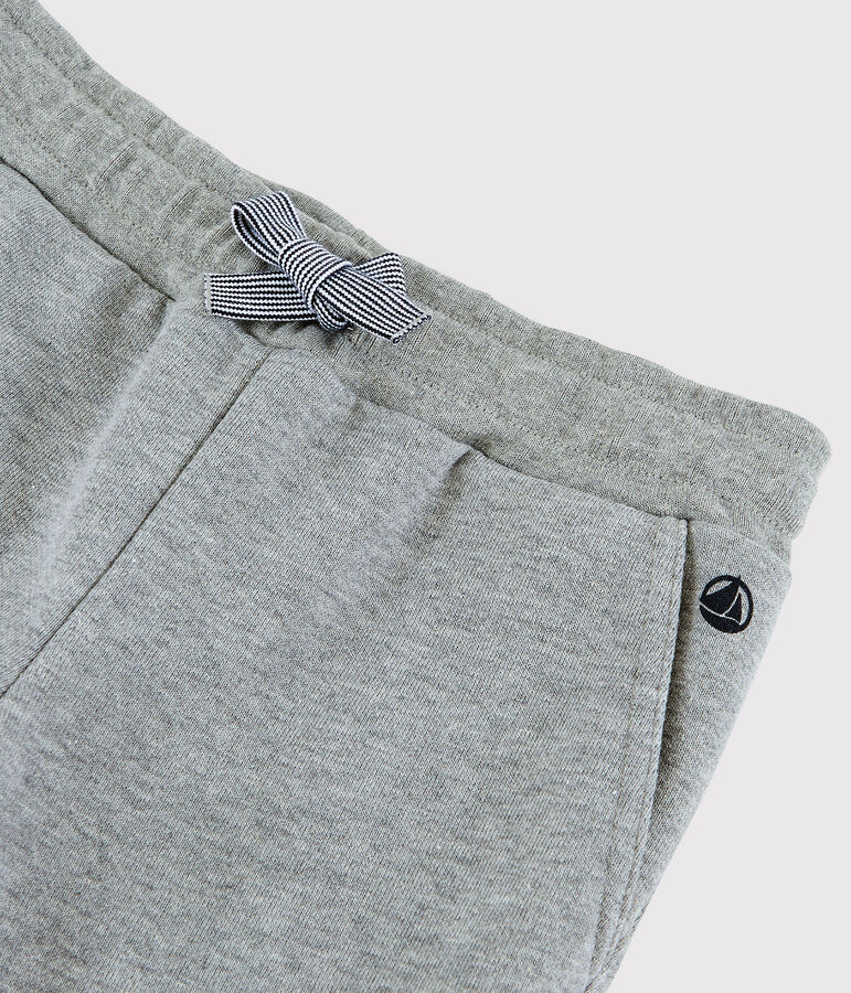 Pantalon en molleton enfant gar&ccedil;on gris SUBWAY CHINE