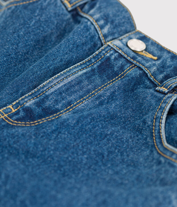 Pantalon en denim 100% &eacute;coresponsable enfant gar&ccedil;on bleu