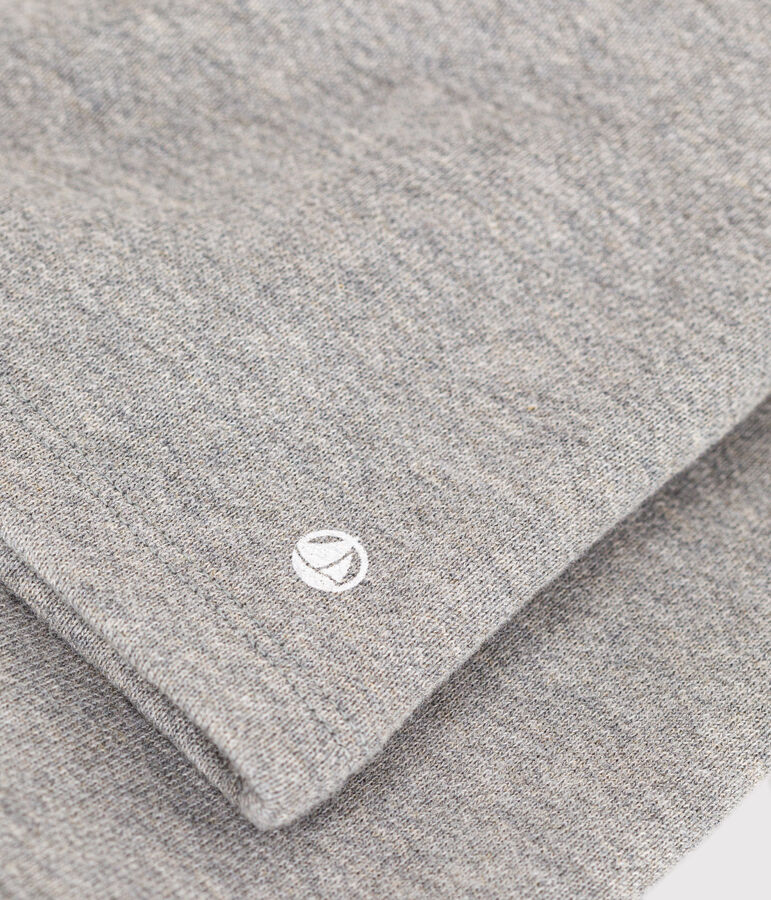 Cardigan en molleton b&eacute;b&eacute; gris