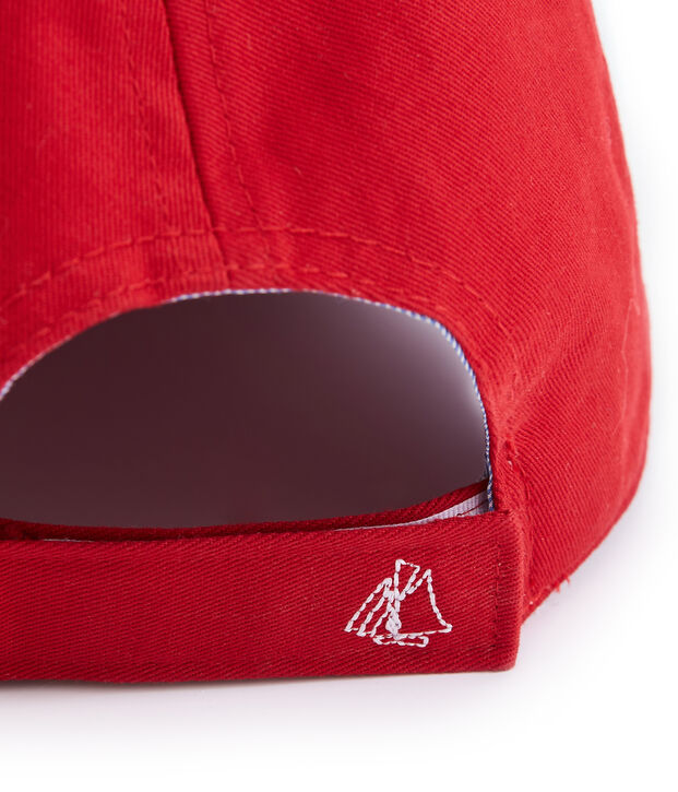 Casquette enfant mixte rouge