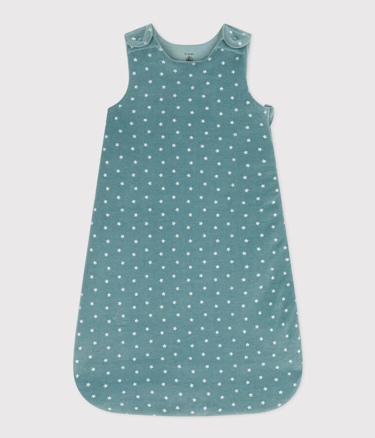 Gigoteuse en velours TOG 2 vert/blanc