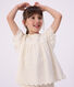 Blouse enfant en coton manches courtes motifs c&oelig;urs